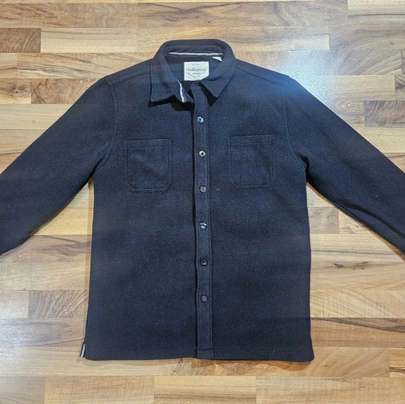 Weatherproof Other - Original Vintage Weatherproof Black Button Up Fleece Lined Jacket Men's Medium